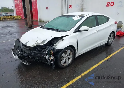 2013 Hyundai Elantra Gls z USA, uszkodzony, nr VIN 5NPDH4AE7DH325085